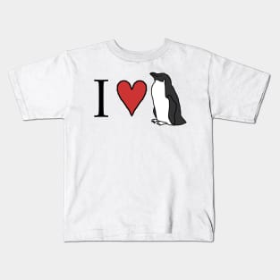 I Love My Penguin Kids T-Shirt